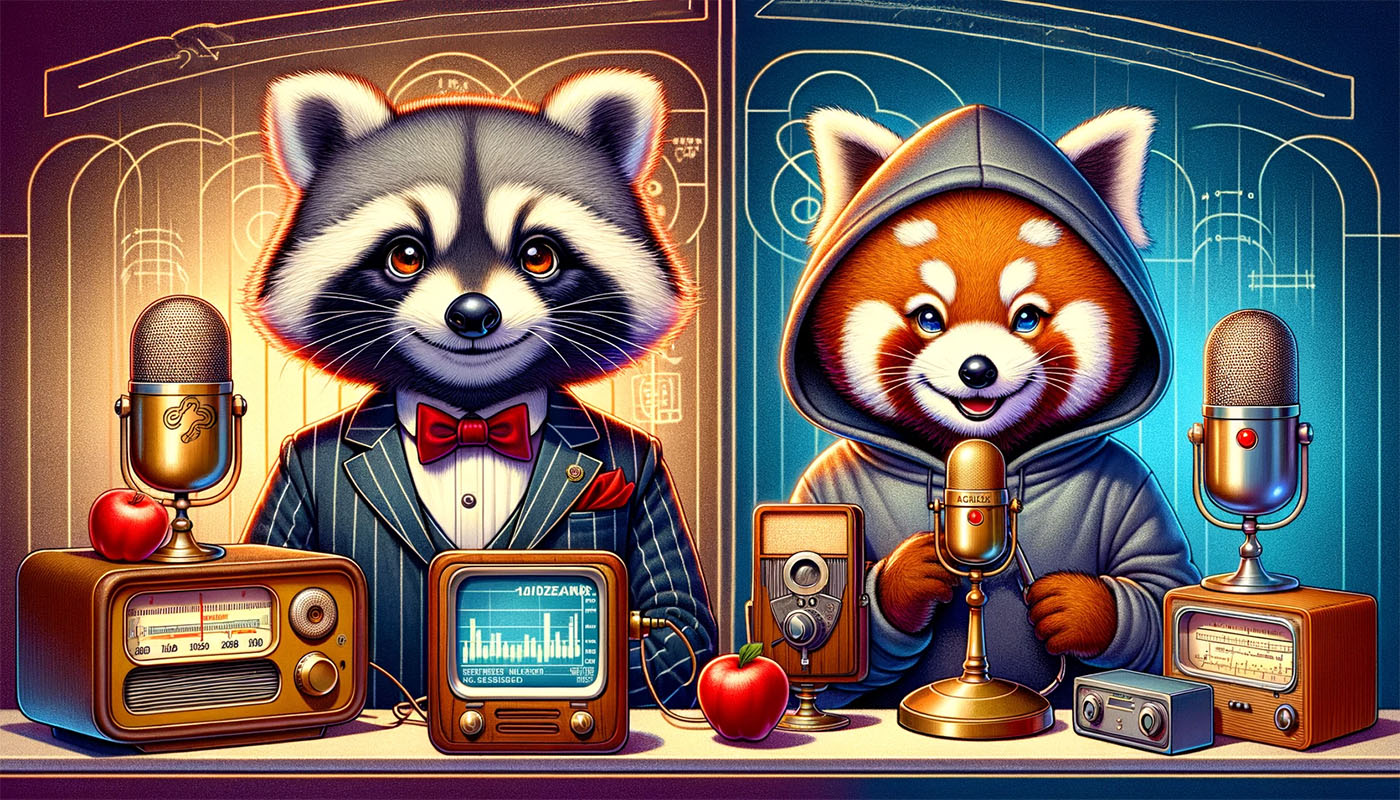 Raccoon and Red Panda Radio