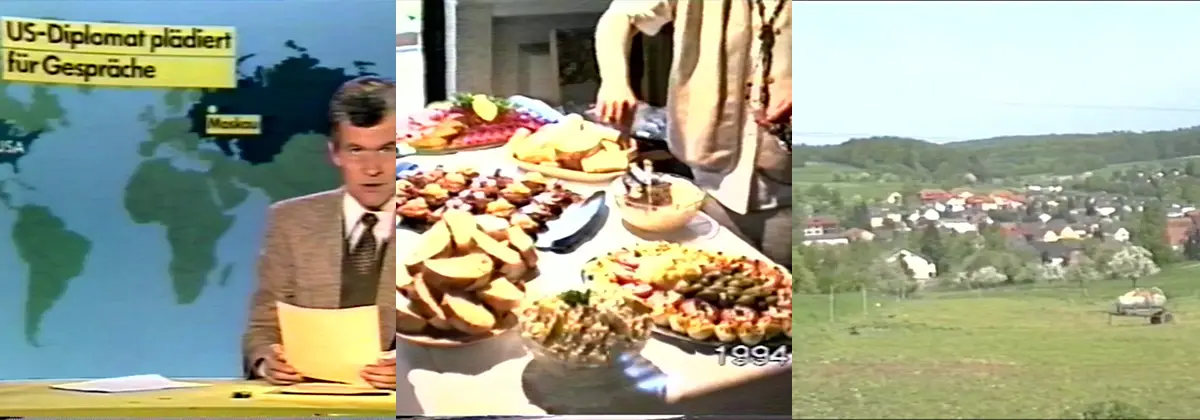 Hochzeiten und Tagesschau auf VHS aus den 80ern und 90ern