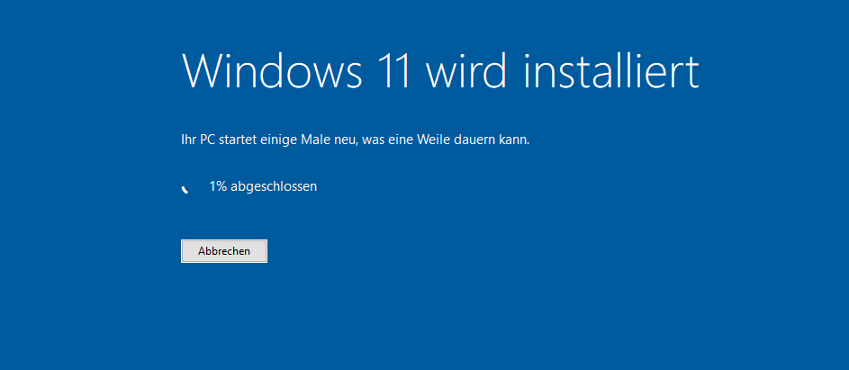 Upgrade in Progress