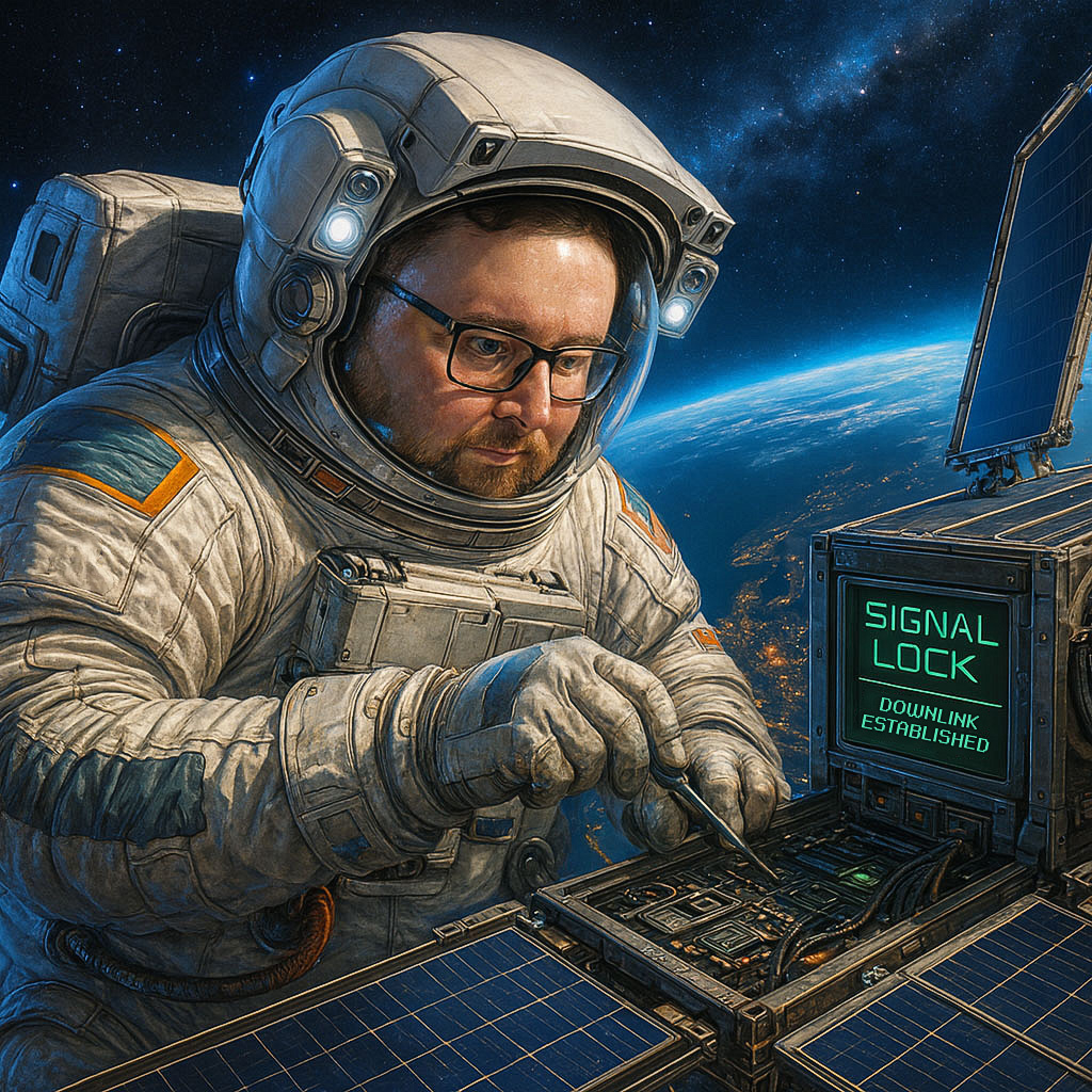 Floating in Orbit