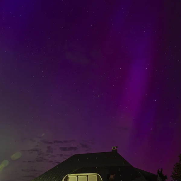 Polarlichter über Hessen